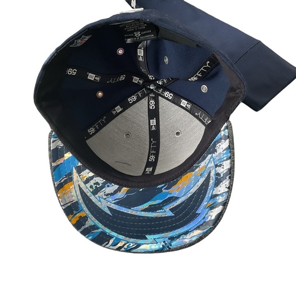 Team Apparel Los Angeles San Diego Charger Blue Hoodie Pullover Cap Hat Sz XXL - Picture 9 of 12